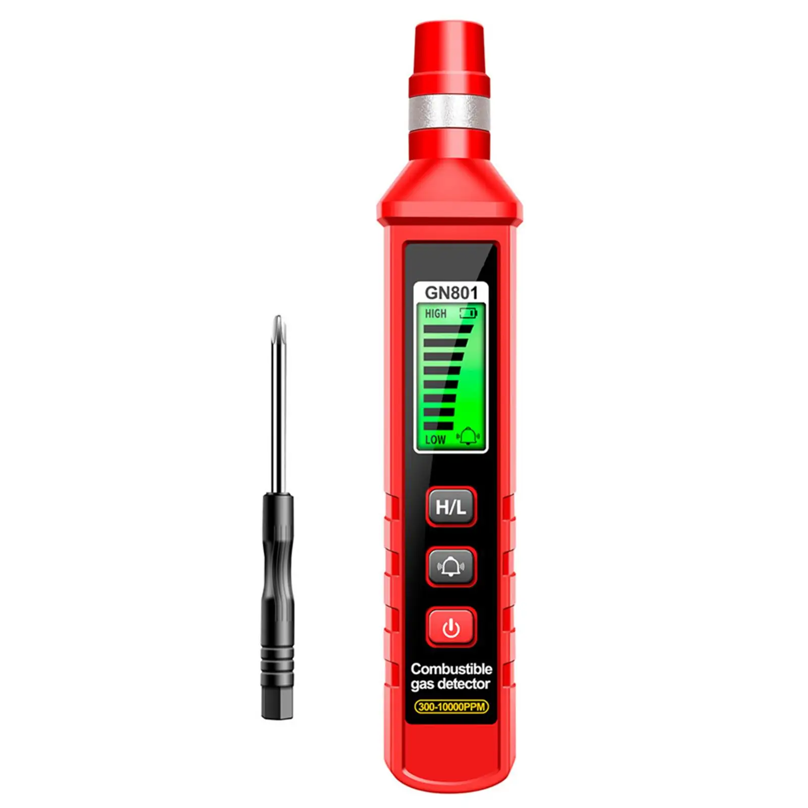 Portable Gas Sniffer Compact with Audible and Visual Alarm Gas Leak Tester