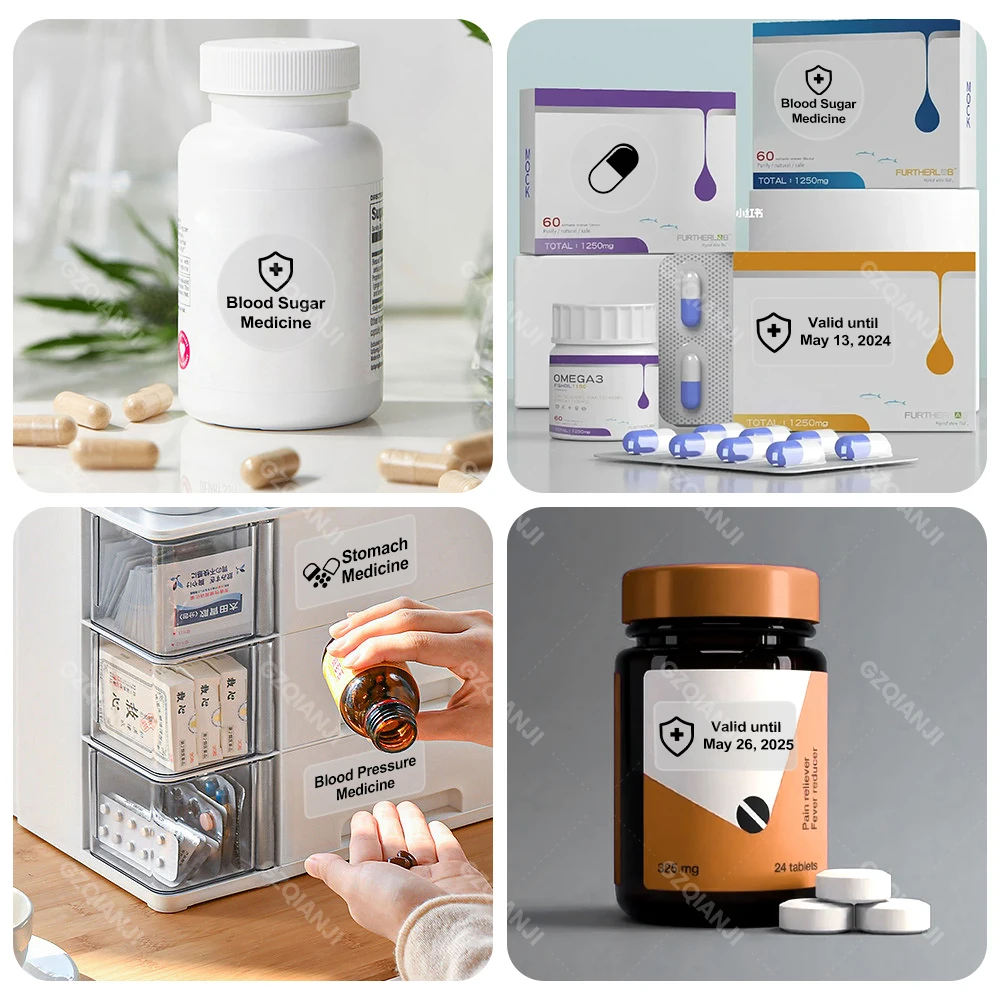 NiiMbot B21 B1 B203 B3S Thermal Label Printer Transparent Label Rolls Waterproof Sticker Category Barcode Price Size Name Tag