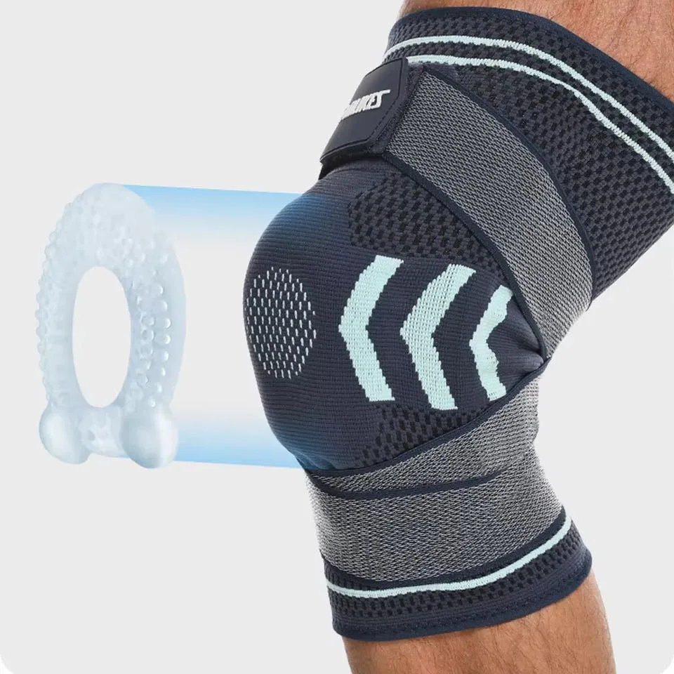 1PC Knee Support Braces Strap Elastic Sport Bandage Compression Protector Pad Relieves Gym Knee Pads Injuries Volleyball knee support,knee pads,fitness elastic bandages