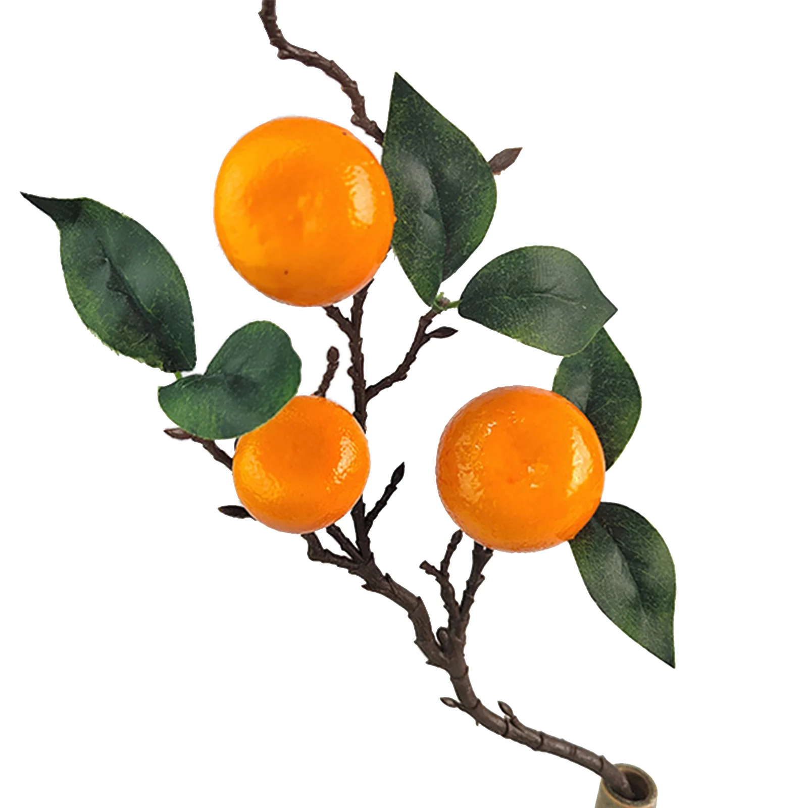 Simulated Lemon Oranges Fruit Branches Kitchen Party Decoration Home Table Centerpiece Fake Faux Lemon Stems Artificial Plant