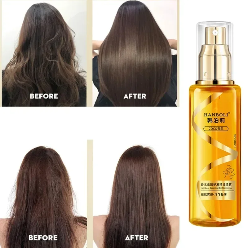 

Repair Leave-In Conditioning Spray,Moisturizing & Strengthening Silky Hair Care Essential Oil,Hydrating Hair Treatment