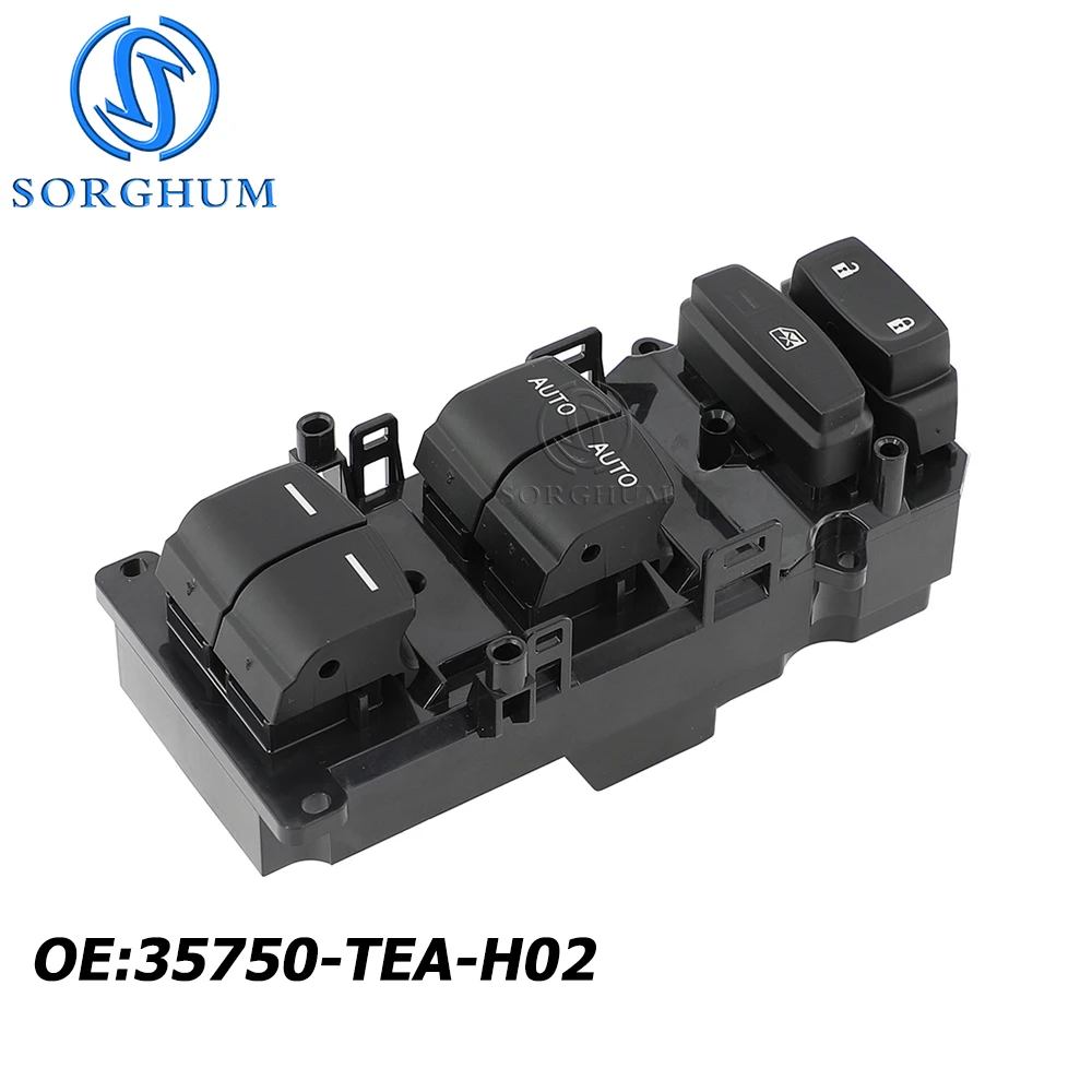 

SORGHUM Car Electrical Window Switch Left Side Master Power Window Door Switch For Honda Civic 2017 2018-2020 35750-TEA-H02