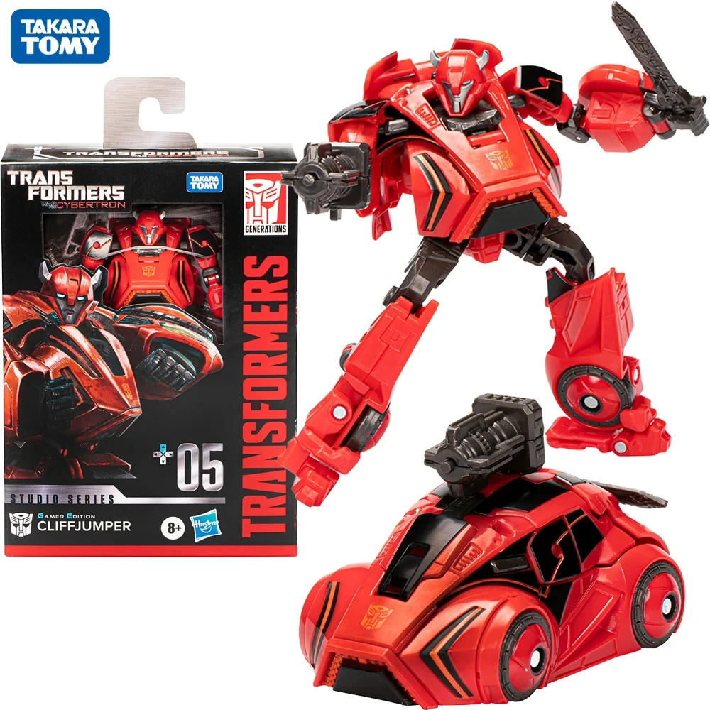 

[В наличии] Hasbro Transformer Studio Series Deluxe War for Cybertron 05 Gamer Edition Cliffjumper 4,5 дюймов, экшн-фигурка F7238
