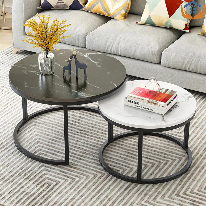 Nordic simple coffee table modern home round coffee table for living room CJ-35
