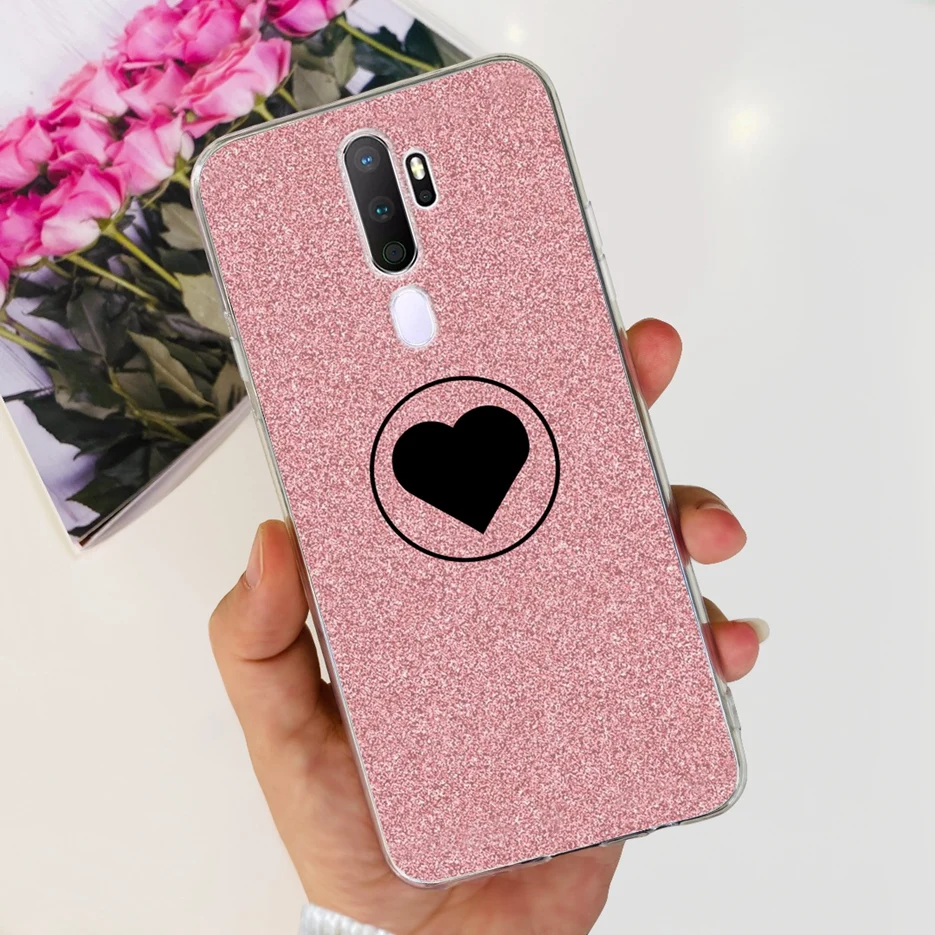 Stylish Painted Clear Silicone Phone Case, Soft Protective Cover