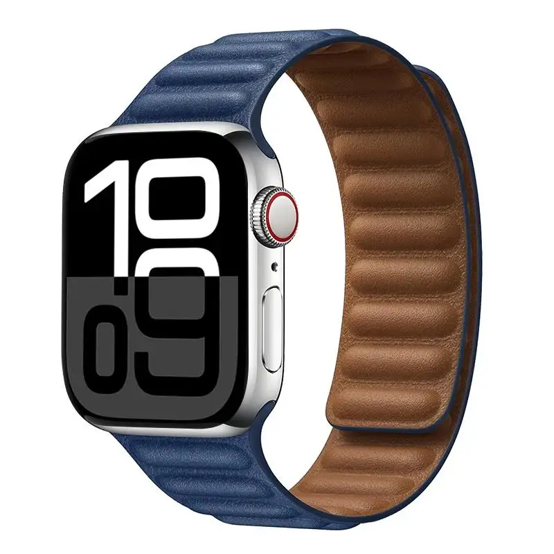 ตัวเลือกสินค้า สายหนังแท้ Apple Watch สายแม่เหล็ก รองรับหลายขนาด