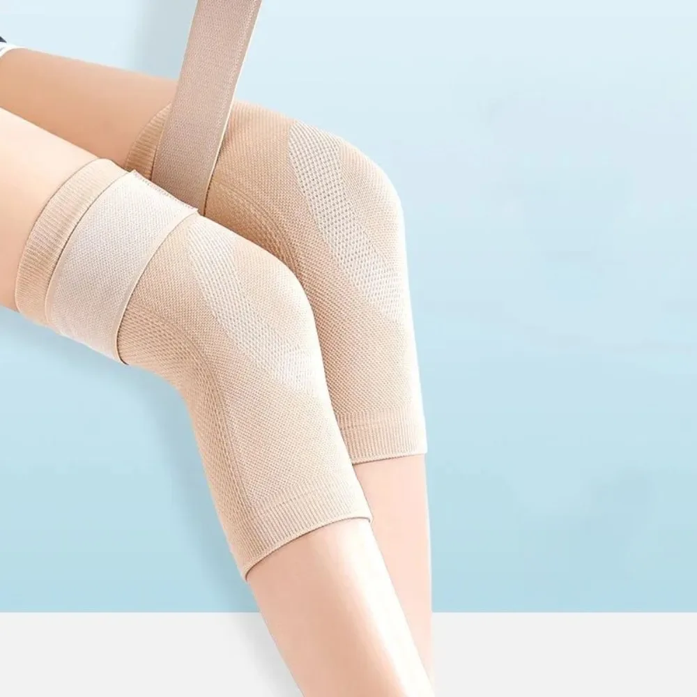 

Breathable Knee Pads Strap Anti Slip Nylon Warm Kneepads Free Adjustment Strap Thin Mugwort Kneepad Knee Bandage