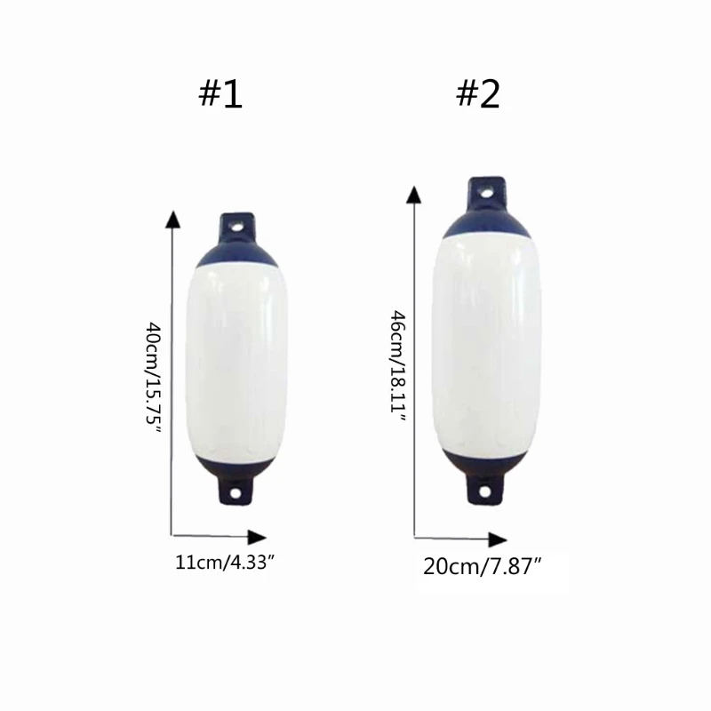 2Pcs Boat Inflatable Bumper Marine for Fender Boat Yacht Anchor for Fender Bumpers Kit Inflatable PVC Shield for Protect