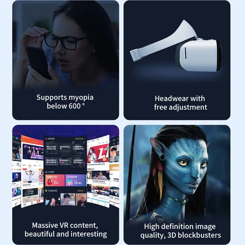 G19 Reality 3D VR Shinecon Google Cardboard Headset Virtual Glasses For Ios Android Smartphone_voghion.com