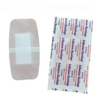 50pcs/set 5x10cm Large Patch Band Aid for First Aid Wound Dressing Patches Plasters Adhesive Bandages Skin Color Woundplast 1