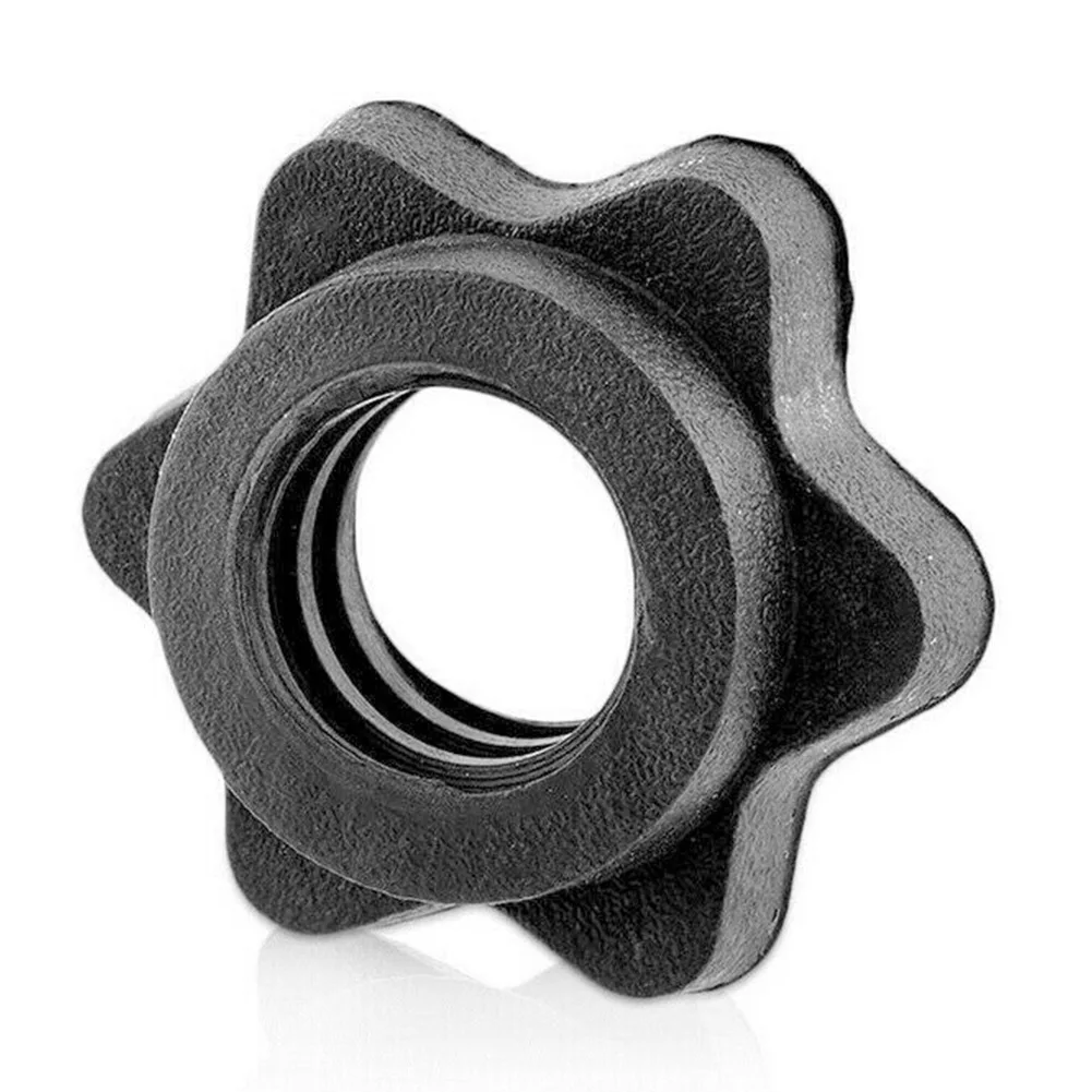 2 Pair/4 Pcs Weight Check Nut Spin Lock Screw Dumbbell Collars Barbell ...