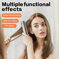 TINSOL – fer à friser professionnel 2 en 1, après-shampooing à ions négatifs avec écran large LCD 3