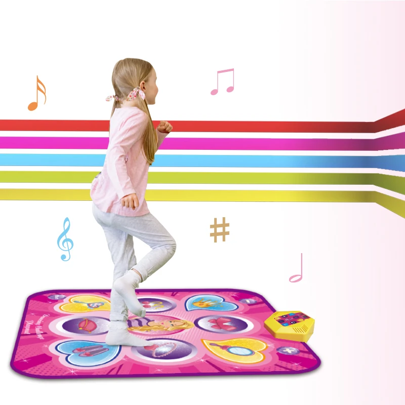 Girl Dancing Blanket Mat Electronic Music Mat Body Pad Dinosaur Boy Sports Game Toys Birthday Festival Gifts For Girl 3