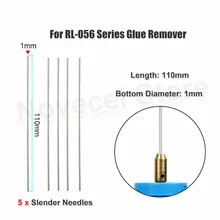  Glue Removal Needle for Glue Remover CJ6+ 9+ IR12 RL-056 Thick OCA Clean Removing Steel Needles Phone LCD Screen Repair Tools 