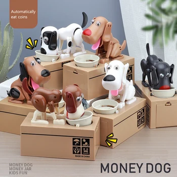 Hucha para cachorros/caja de dinero, bonita caja de ahorros decorativa para cachorros, tarro de ahorros para niños y adultos 1