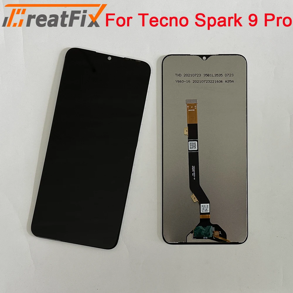 

6.6" LCD For Tecno Spark 9 Pro KH7 KH7n LCD Display Touch Screen Panel For Tecno Spark 9 Pro LCD Digitizer Assembly Sensor Parts