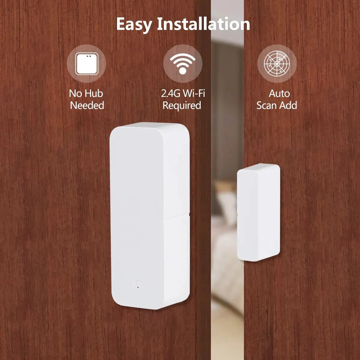 Tuya Zigbee WiFi 도어 센서 창문 접촉 센서 Zigbee 3.0 센서 앱 원격 제어 Yandex SmartLife Alexa와 호환