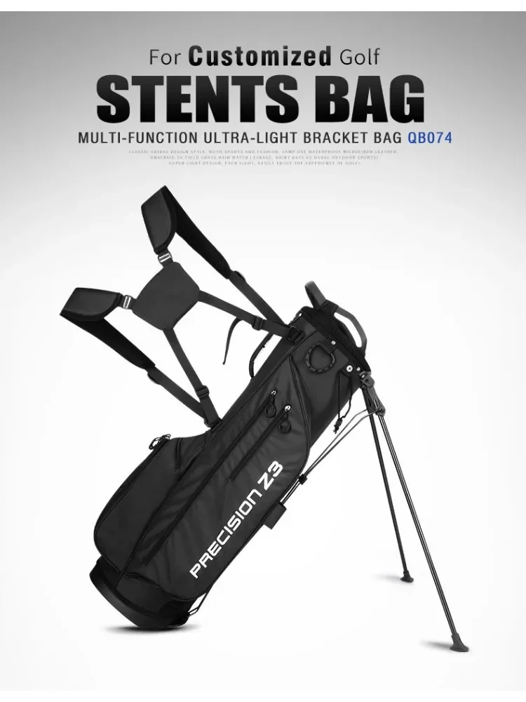 Portable Golf Stand Bag QB074 Waterproof Golf Club Set Bag Lightweight Men Women Golfing Outdoor Sport Cover Bags 24/6pc golf stand bag