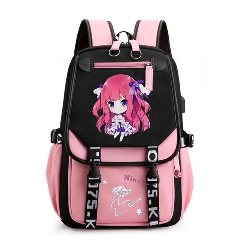 

The Quintessential Quintuplets Backpacks Teenagers Schoolbag Bookbag Men Women Fashion Shoulder Laptop Travel Outdoor Mochila