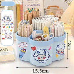 360° Rotating Multifunctional Desk Organizer (Blue)