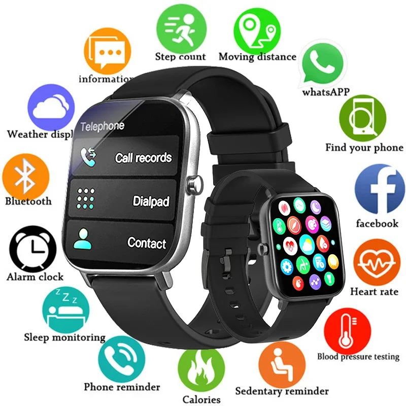 

Y13 Smart Watch Bracelet Pedometer Heart Rate Monitoring Bluetooth Call 1.69 inch Touch Screen Smart Watch For Women Men Watch