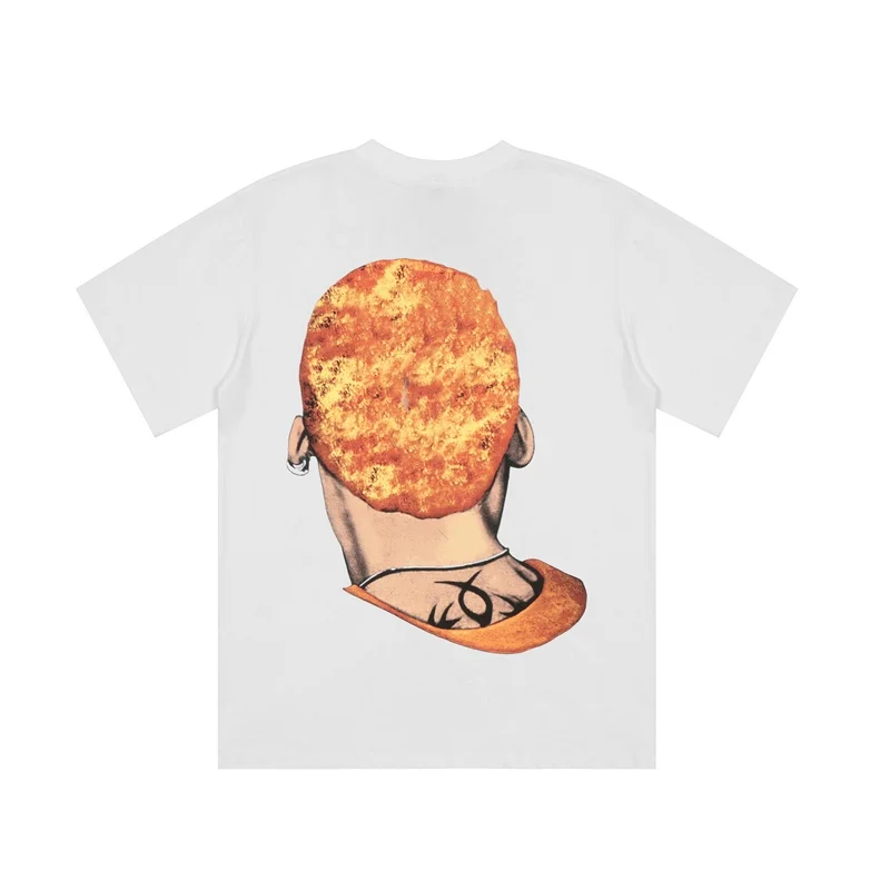 Nuovo 2024ss Hip-Hop Streetwear Retro Portrait Uomo Oversize Dennis Rodman T Shirt in cotone da uomo Manica corta Vintage Tshirt_voghion.com