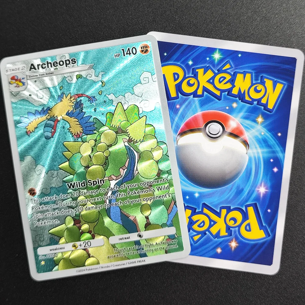 9PCS/세트 TCG 포켓 영어판 조르테온 갸라도스 블레이지켄 그레닌자 루기아 수이쿠메 가데보아 텍스처 플래시 카드 게임 컬렉션 장난감