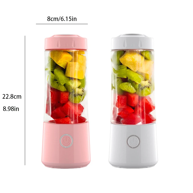 Portable juicer machine blender 400ML Usb Mini Blender Fresh Fruit Extractors Food Milkshake Multifunction Juice Machine 6