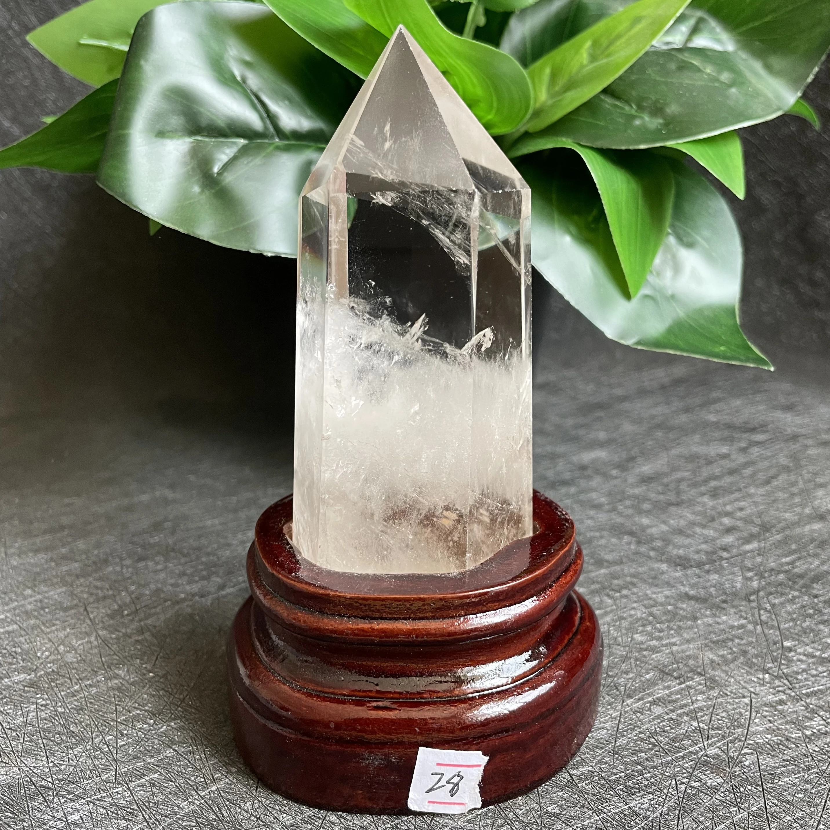 Natural Stone Clear Quartz Tower Home Decoration Rock White Crystal Wand Point Rough Polished Obelisk Healing 5