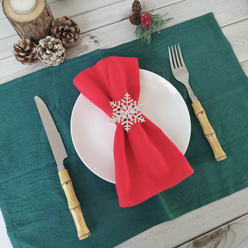 Set 12 Tovaglioli In Misto Cotone Utopia Kitchen 46x46 Cm - Riutilizzabili, Lavabili - Per Casa E Ristorante - Foto 7