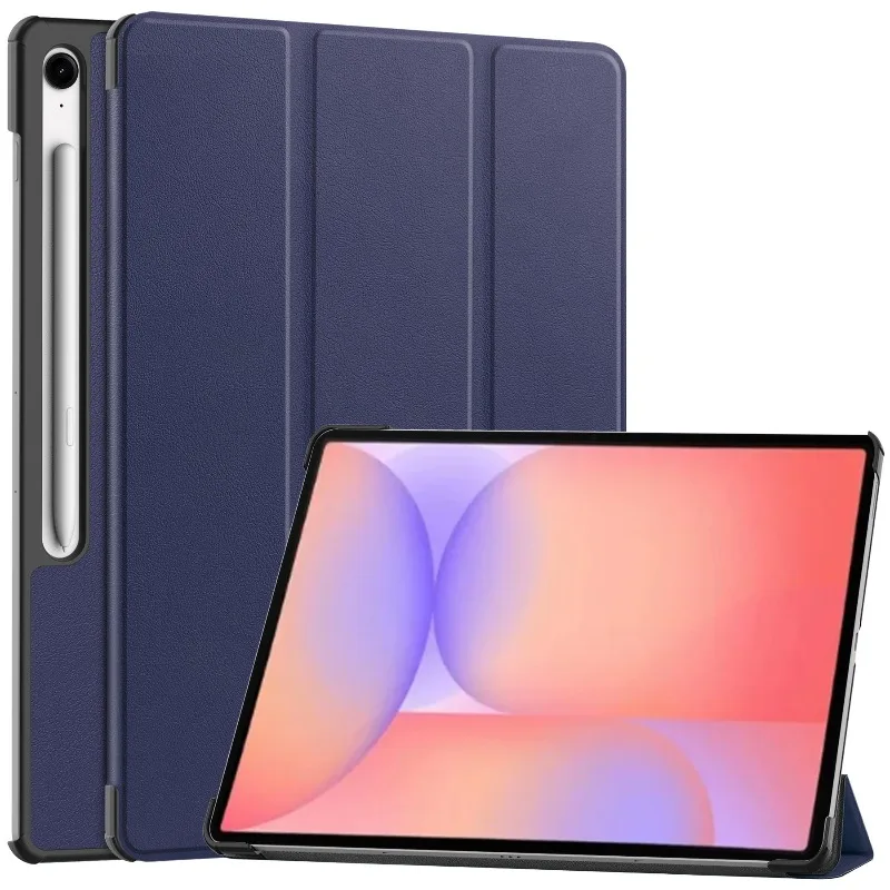 Tri-Folding Stand Smart Leather Tablet Case – 10.9 Inch