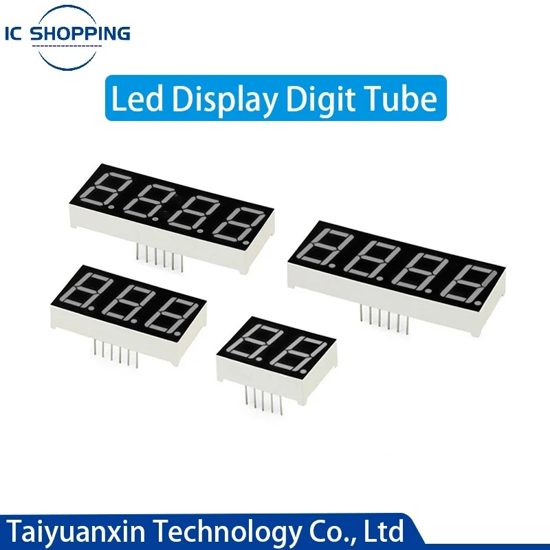 Led Display Digit Tube 7 Segment 0.28 Inch Red 1 Bit 2 Bit 3 4 Common Cathode Anode Led 7segment 10PCS