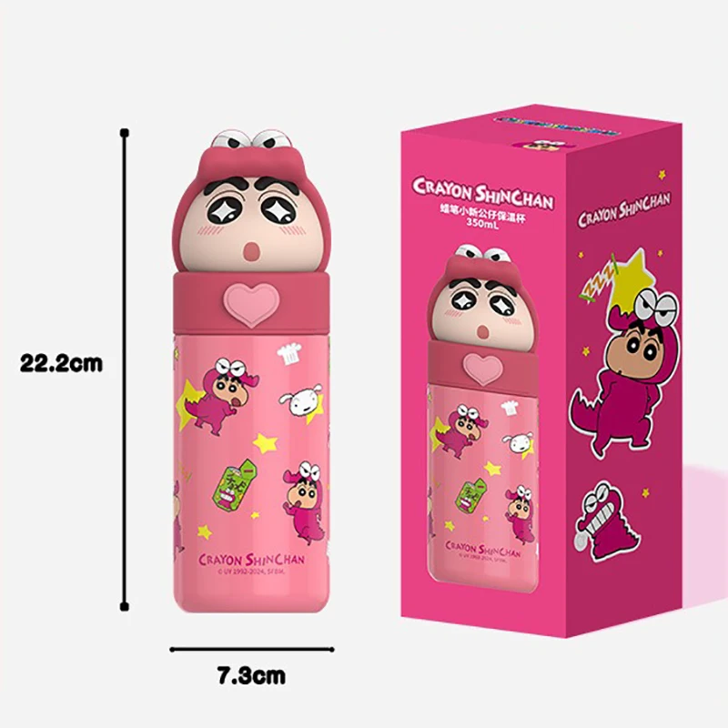 Stainless Steel Cartoon Thermos Water Bottle for Kids