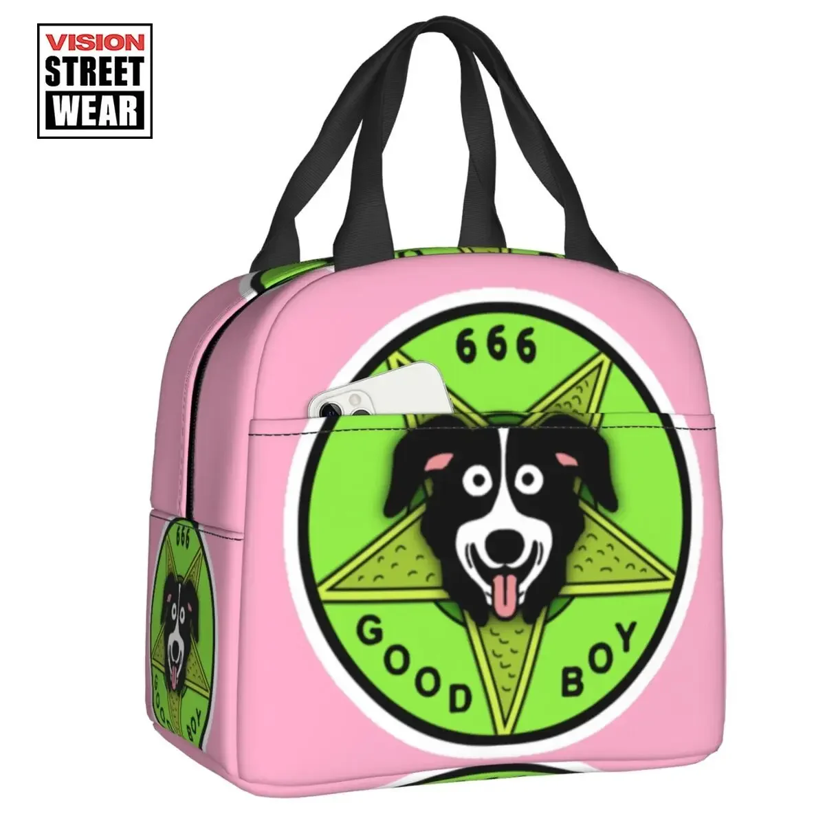 

2023 New Custom Mr Pickles Good Boy Lunch Bag Men Women Warm Cooler Insulated Lunch Box For Kids School Thermal Bags Lunchbag