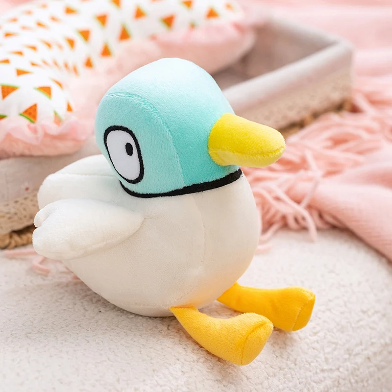 Neue Sarah und Ente Plüschtiere Niedliche Glücksende-Puppe Zimmerdekoration Gefülltes Plüschkissen Geburtstags- und Weihnachtsgeschenke – Detail 6