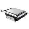 Stainless Steel Indoor Grill, Panini Press XL Automatic Cooking 2000 Watts Smokeless, Removable Plates, Steak Maker 2