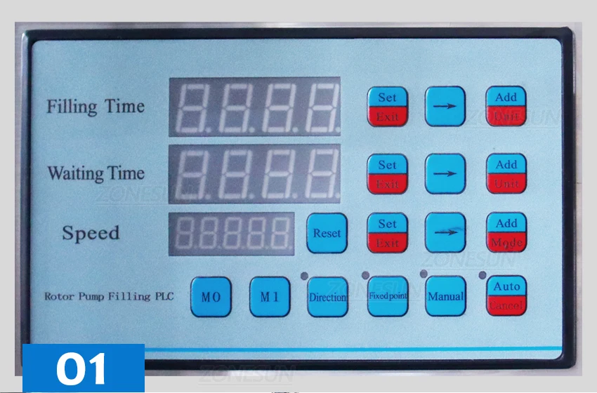 ZONESUN ZS-DTGT900U Automatic Rotor Pump Paste Filling Machine With Mixer Hopper