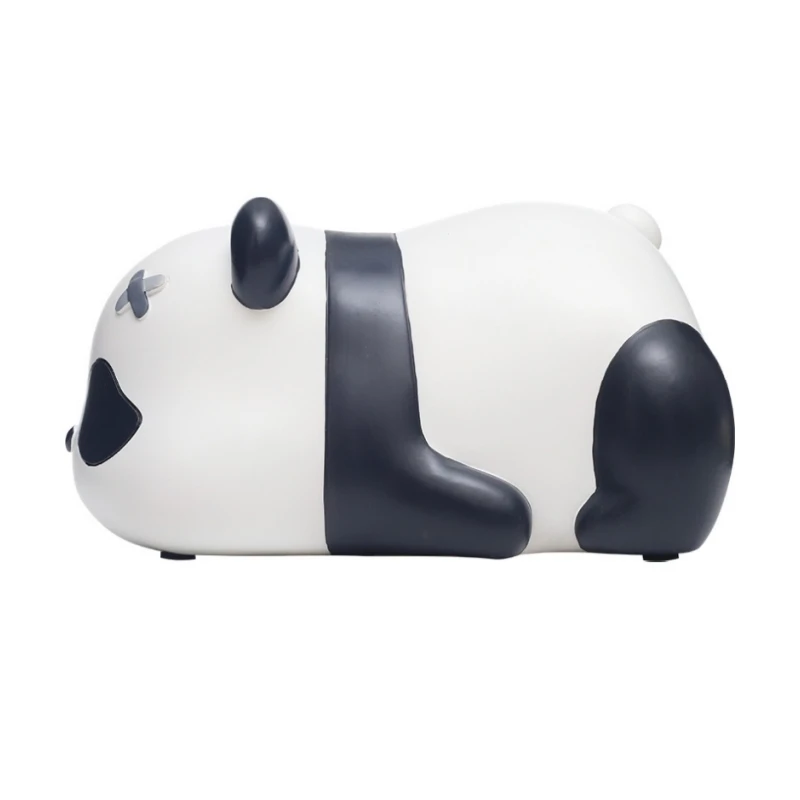 Creative Mischievous Panda Tissue Box Living Room Decoration Micro Model Paper Drawer Storage Tool 6