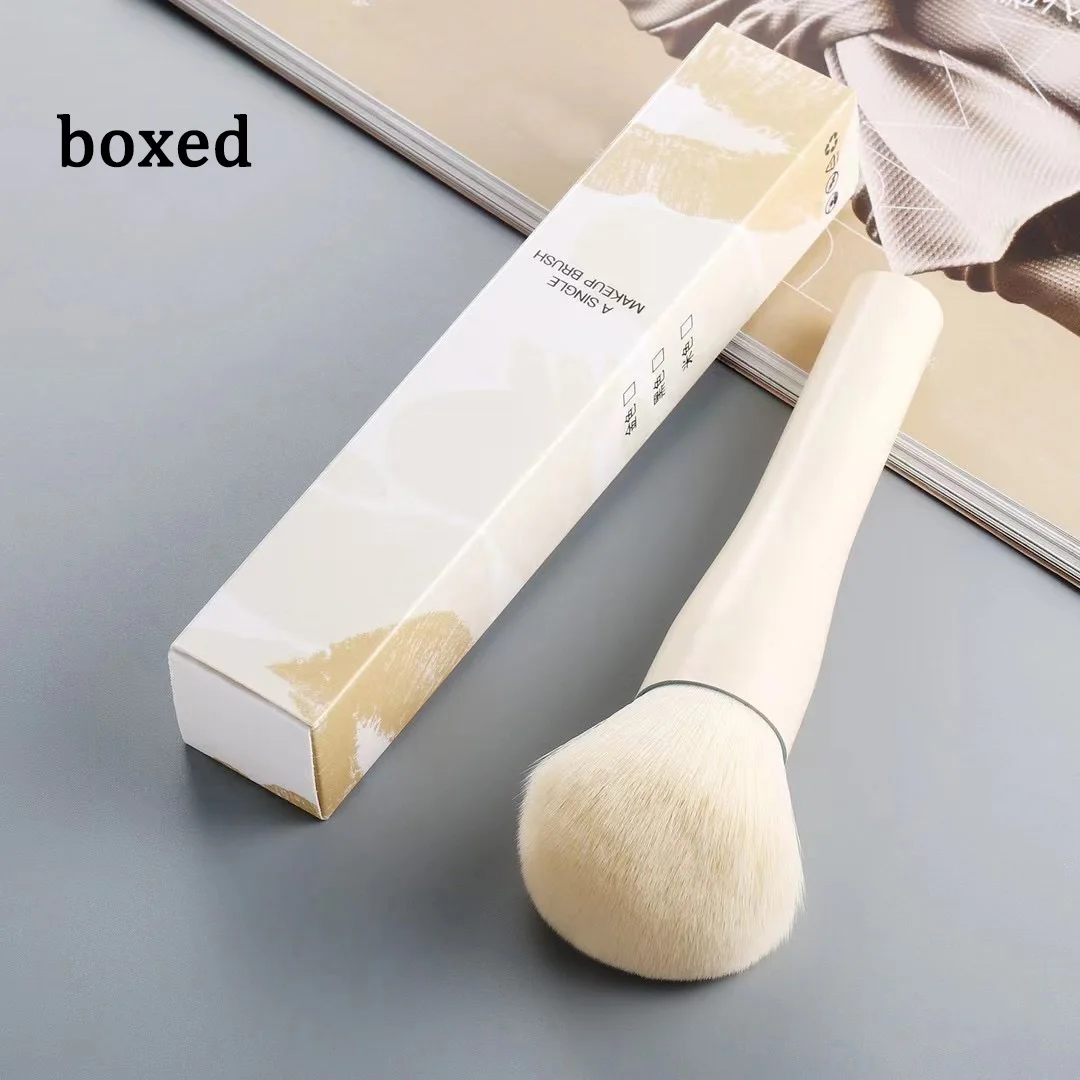 Nova Glam Essentials Large Powder Brush – Soft Nylon Bristles for Setting & Blending