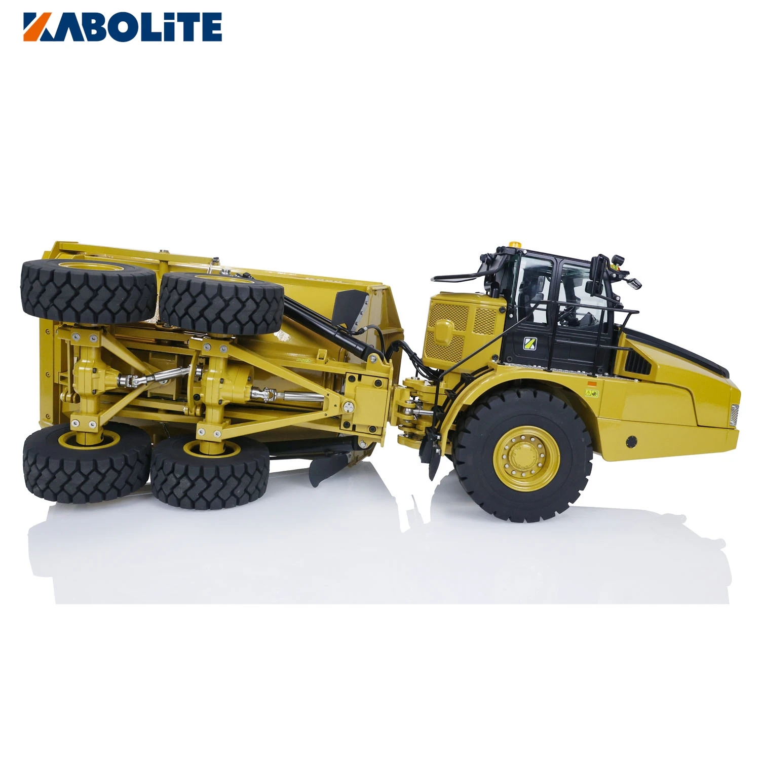 KABOLITE K960 1/20 Metal RC Hydraulic Articulated Truck 6x6 Remote Control Dumper Cars Heavy Duty Toys Machine Model Light Servo 6