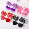 3Pcs/Set Fashion Baby Hair Accessories For Kids Cute Solid Dot Hairpin Colorful Heart Sun Glasses Girls Boutique Bowknot Clips 1