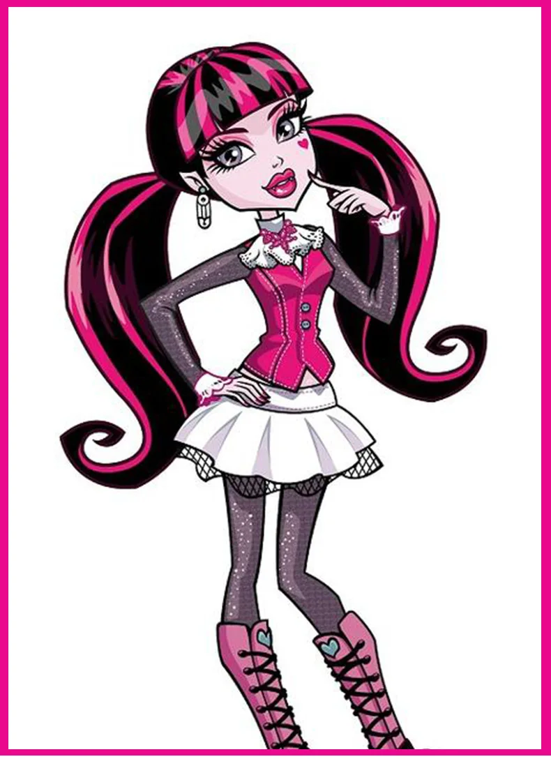 Monster High: Draculaura | Pink Costume Cosplay 28 Monster High Draculaura Spectra Vondergeist Costume Set for Women