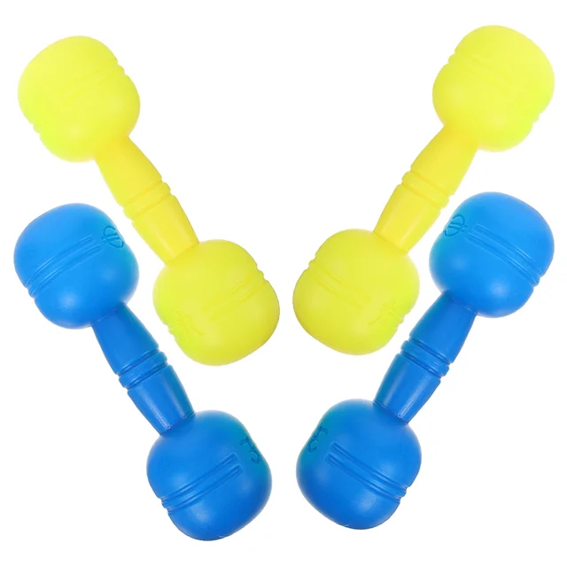 2 Pairs Children's Dumbbell Toys Weights for Kids Fitness Equipment Supply School Pvc Home Small Preschool
