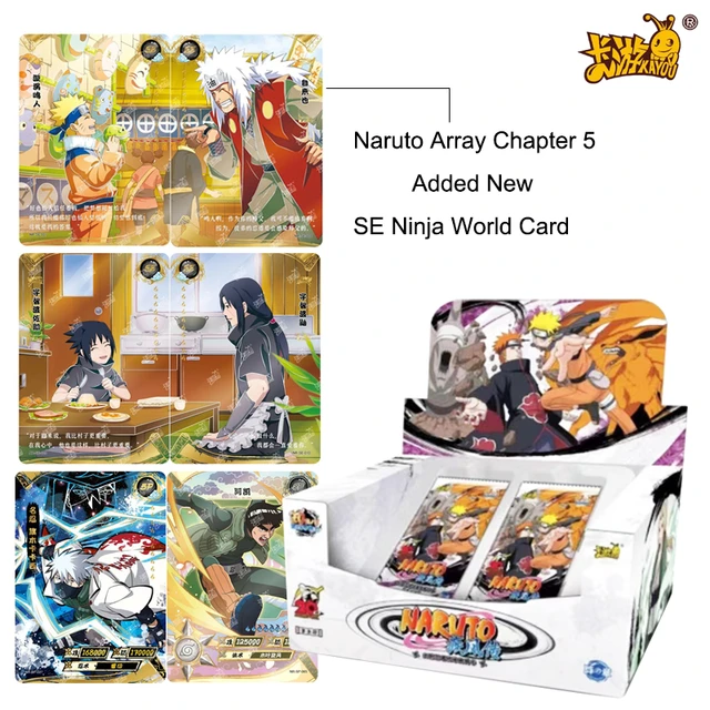 KAYOU véritable carte Naruto Collection complète série carte de Collection  chapitre de soldats chapitre enfants jouet carte de jeu cadeau 