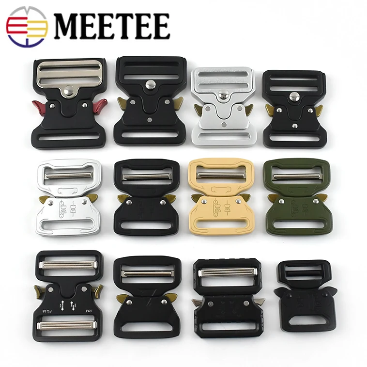 Meetee Metal Quick Side Release Buckles For bing Tactical Belt