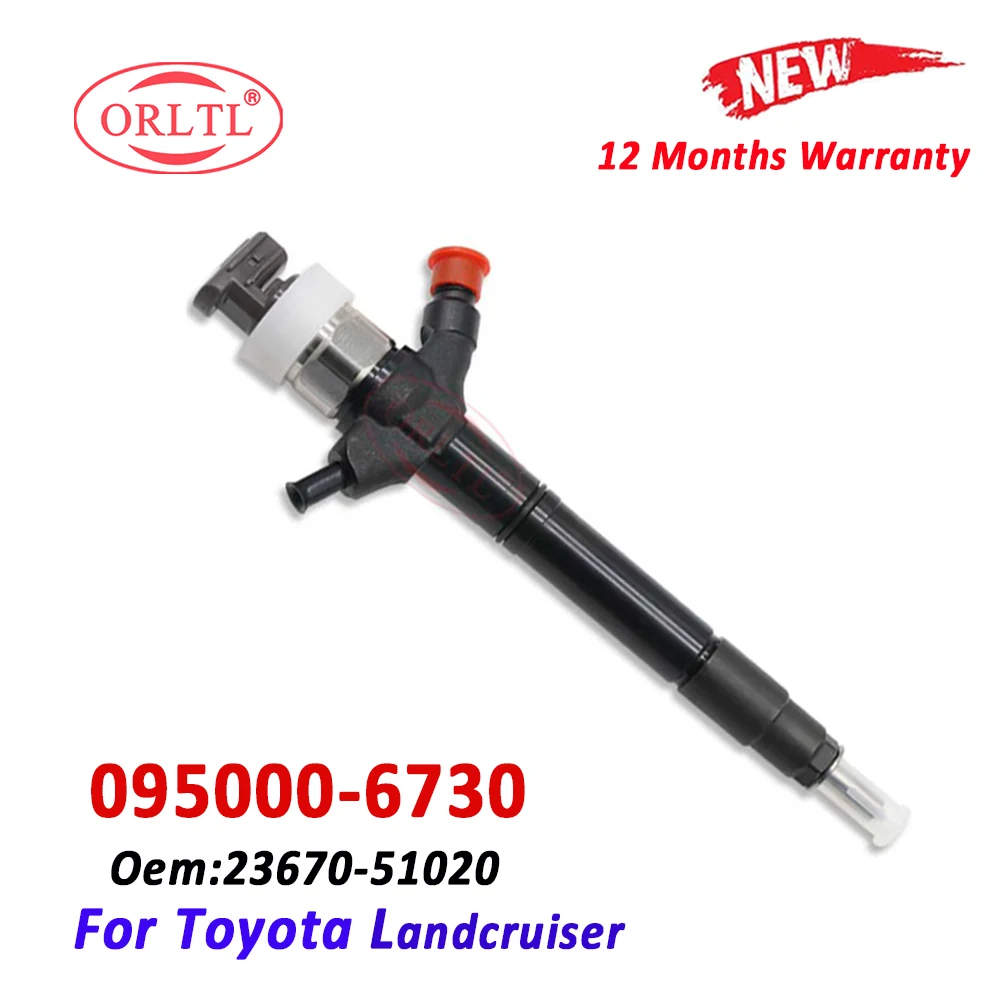 

ORLTL NEW 2367051020 FOR TOYOTA 095000-673# Auto Diesel Injector 095000-6730 23670-51020 Common Rail Nozzle 095000-6731