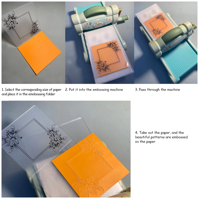 Set 10 Cartelle Per Goffratura Fai-da-Te - Modelli In Rilievo Per Scrapbooking E Biglietti - Foto 6