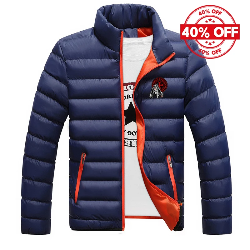 Cotton Hoodie Jacket for Men with Knights Templar Logo