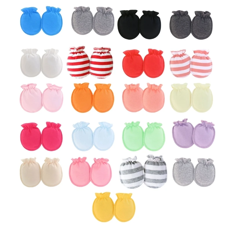 Soft & Safe Baby Anti Scratch Gloves Comfortable Secure Infant Anti Scratch Mittens Protect Your Baby' Delicate Skin 4