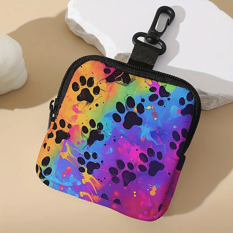 Large capacity coin wallets with claw print patterns, digital printed coin wallets, and storage bags are ideal choices for gifts